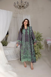 DESIGN 3B LUXURY LAWN 2025 UNSTITCHED - Sobia Nazir